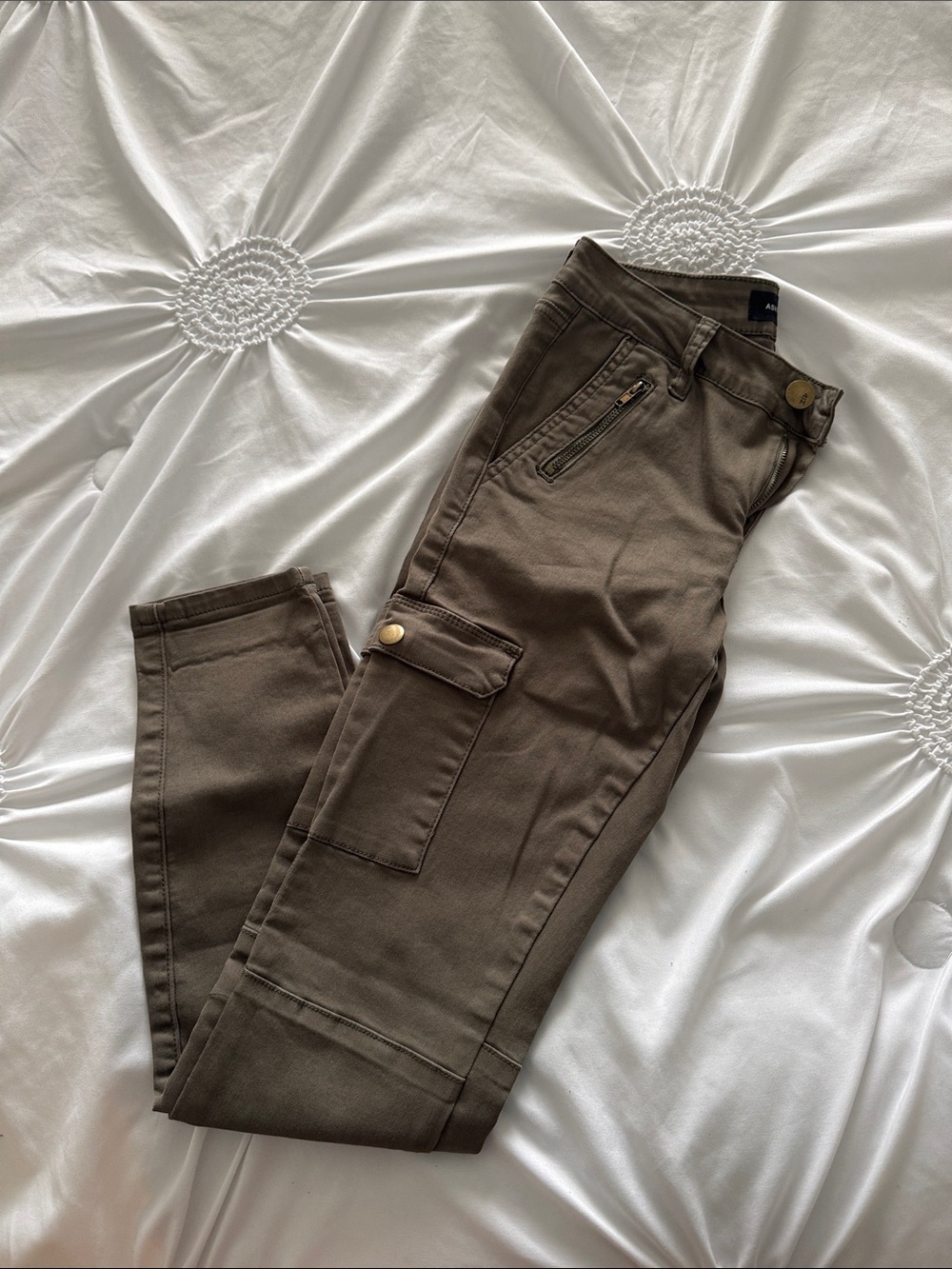 Ashley Mason Olive-Brown Cargo Pants